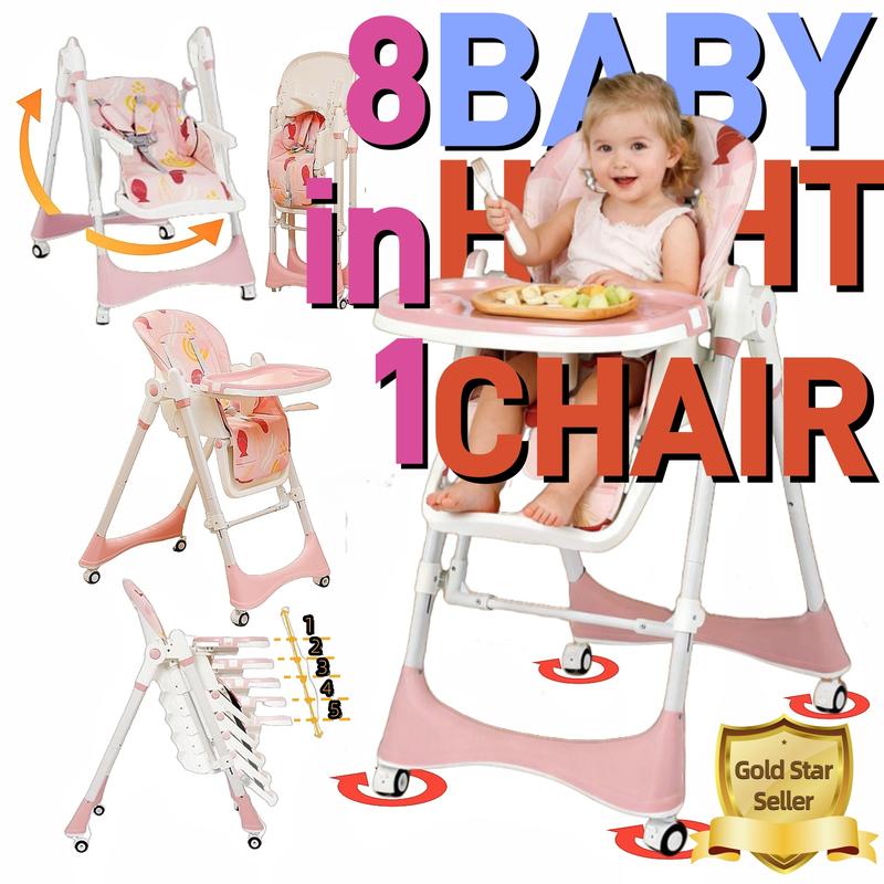5-in-1 Baby High Chair for Babies and Toddlers