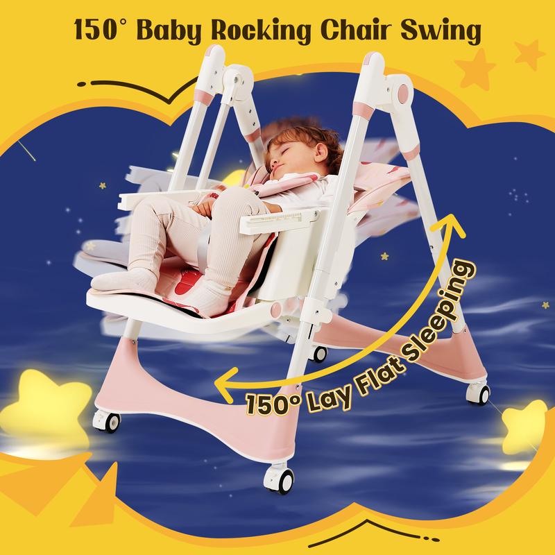 5-in-1 Baby High Chair for Babies and Toddlers